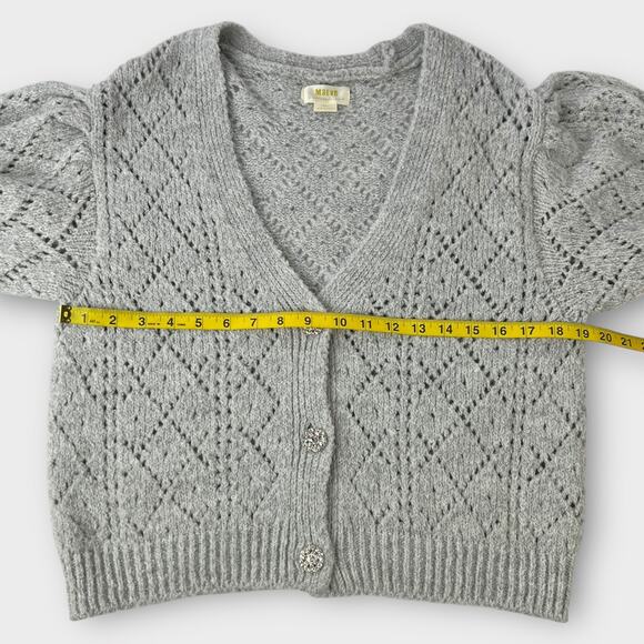Anthropologie Maeve Eyelet Knit Cardigan Size Small - Picture 7 of 9